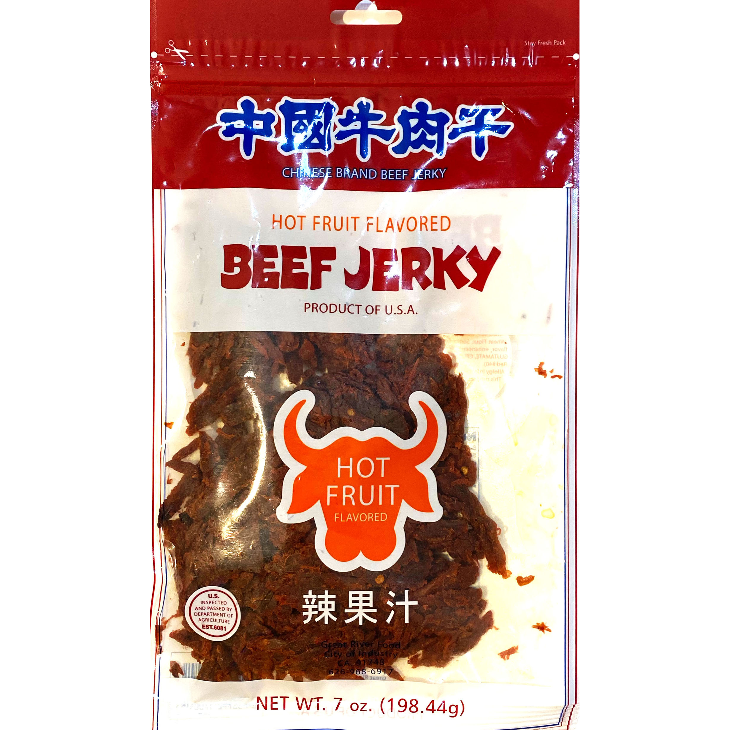 Hot Fruit Flavored Beef Jerky – Las Vegas Jerkys